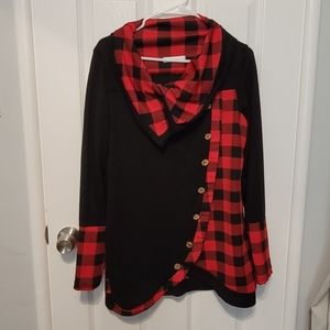 Buffalo plaid top